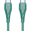LDNIO καλώδιο USB-C σε USB-C LC611C, 65W PD, 1m, πράσινο