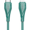 LDNIO καλώδιο Lightning σε USB-C LC611I, 30W PD, 1m, πράσινο