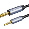 CABLETIME καλώδιο ήχου 3.5mm σε 6.35mm CT-AV321-H11G, 2m, μαύρο