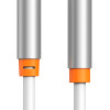 CABLETIME καλώδιο προέκτασης ήχου 3.5mm CT-AV311-P12G, gold plated, 1m, λευκό
