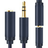 CABLETIME καλώδιο προέκτασης ήχου 3.5mm CT-AV302-H11G, gold plated, 15m, μπλε
