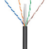 GOOBAY καλώδιο δικτύου 57293, CAT 6 U/UTP, CCA, έως 50m, 100m, μαύρο