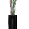 GOOBAY καλώδιο δικτύου 57293, CAT 6 U/UTP, CCA, έως 50m, 100m, μαύρο