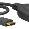 GOOBAY HDMI switch 58487, 3-in σε 1-out, 4K/30Hz, μαύρο