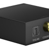 GOOBAY μετατροπέας ήχου 58493, Coaxial/Toslink σε 2x RCA, μαύρος