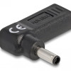 DELOCK αντάπτορας τροφοδοσίας laptop 60007, USB-C σε Dell 4.5x3mm, μαύρος