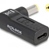 DELOCK αντάπτορας τροφοδοσίας laptop 60009, USB-C σε Acer 5.5x1.7mm, μαύρος