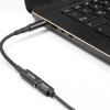 DELOCK αντάπτορας τροφοδοσίας laptop 60036, USB-C σε Dell 4.5x3.0mm, 15cm, μαύρος