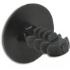 DELOCK Πλαστική τάπα 60188 για κάλυψη οπών, 8.7x9.6mm, μαύρη, 10τμχ