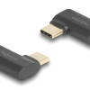 DELOCK αντάπτορας USB-C 60245, αρσενικό σε θηλυκό, 240W, 40Gbps, μαύρος