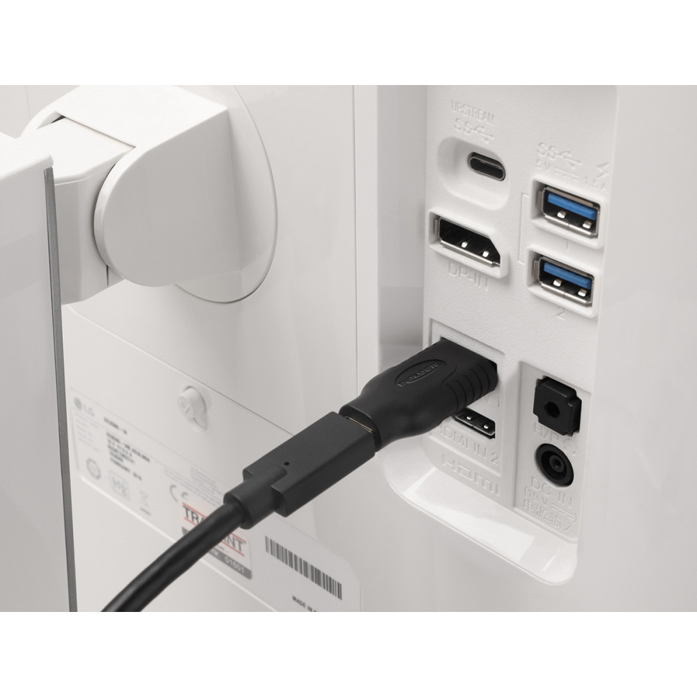 DELOCK αντάπτορας HDMI σε USB-C 61075, 4K/60Hz, μαύρος