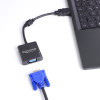 DELOCK αντάπτορας HDMI σε VGA 61077, 1080p, μαύρος