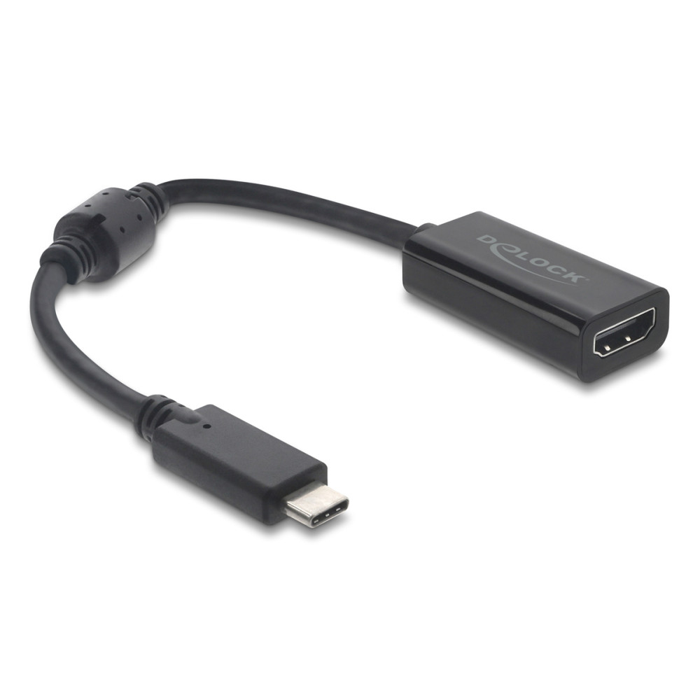 DELOCK αντάπτορας USB-C σε HDMI 61085, 8K/60Hz, μαύρος