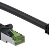 GOOBAY καλώδιο δικτύου 61091, CAT 8.1 S/FTP, copper, GHMT, 0.25m, μαύρο