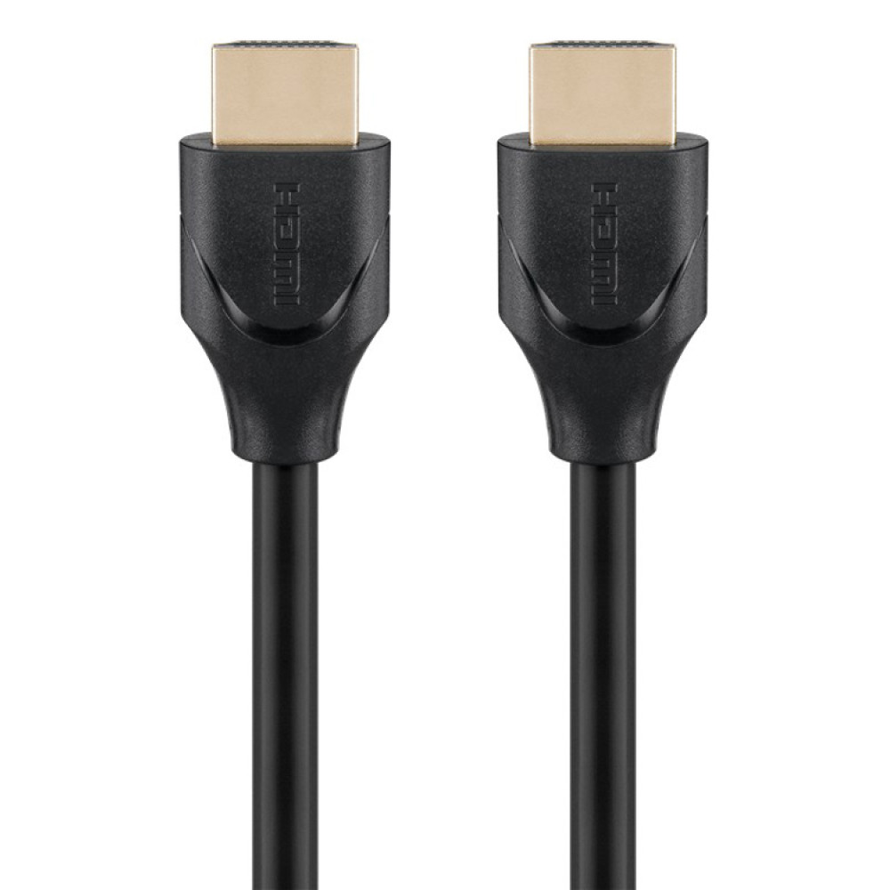 GOOBAY καλώδιο HDMI 2.1 61639, Ethernet ARC 8K/60Hz 48 Gbps, 1.5m, μαύρο