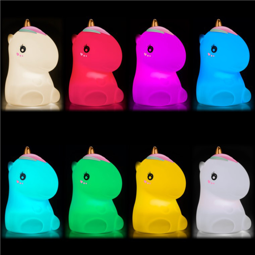 GOOBAY LED φωτιστικό νυκτός μονόκερος 61649, RGB, επαναφορτιζόμενο, λευκό