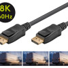 GOOBAY καλώδιο DisplayPort 61696, 8K/60Hz, 32.4 Gbit/s, 1m, μαύρο