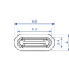 DELOCK κάλυμμα προστασίας για θύρα USB-C 64013 με λαβή, μαύρο, 10τμχ