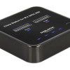 DELOCK docking station για M.2 SATA SSD 64178, 2 θέσεων, 6Gbps, clone function, μαύρο