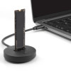 DELOCK docking station για M.2 NVMe/SATA SSD 64254, 10Gbps, μαύρο
