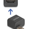 DELOCK αντάπτορας USB-C σε HDMI 64256, 4K/30Hz, μαύρος