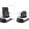 DELOCK docking station για M.2 NVMe/SATA ή 2.5"/3.5" SSD/HDD 64280, 10Gbps, μαύρο