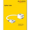 DELOCK HDMI splitter 65226 με Ethernet, 2 σε 1, 1080p, μαύρο