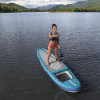 BESTWAY φουσκωτή σανίδα SUP Aqua Drifter View 6532H με διάφανο παράθυρο, 335x91.5x15cm, μπλε