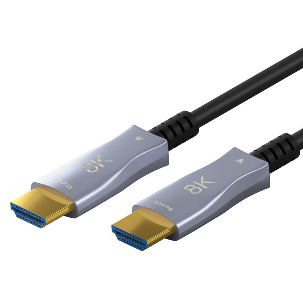 GOOBAY καλώδιο HDMI 2.1 65560 με Ethernet, AOC, 8K/60Hz, 48 Gbps, 30m, μαύρο
