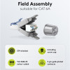 GOOBAY βύσμα RJ45 65939, CAT 6A STP, tool-free, ασημί