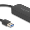 DELOCK αντάπτορας δικτύου 66045, USB, 2.5Gbps Ethernet, μαύρος
