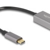 DELOCK εξωτερική κάρτα ήχου 67071, 2x 3.5mm, USB-C σύνδεση, γκρι