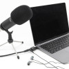 DELOCK εξωτερική κάρτα ήχου 67128, 2x 3.5mm, USB-C σύνδεση, μαύρη