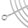 DELOCK σχάρα για 80mm ανεμιστήρα 67306, μεταλλική, ασημί