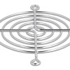 DELOCK σχάρα για 80mm ανεμιστήρα 67306, μεταλλική, ασημί