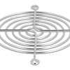 DELOCK σχάρα για 92mm ανεμιστήρα 67307, μεταλλική, ασημί