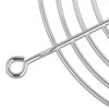 DELOCK σχάρα για 120mm ανεμιστήρα 67308, μεταλλική, ασημί