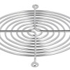 DELOCK σχάρα για 120mm ανεμιστήρα 67308, μεταλλική, ασημί