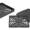 DELOCK σχάρα για 60mm ανεμιστήρα 67310 με φίλτρο σκόνης, πλαστική, μαύρη