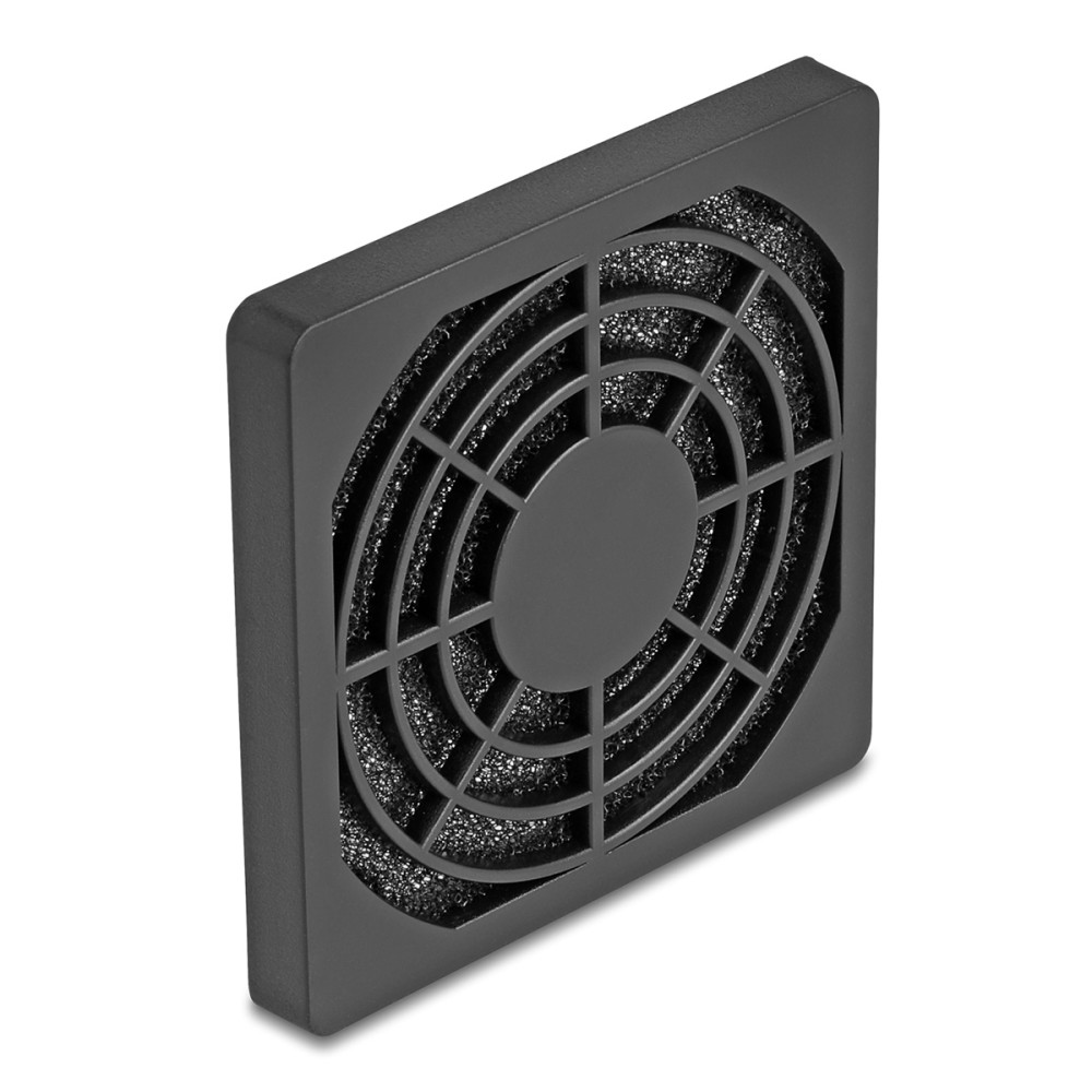 DELOCK σχάρα για 60mm ανεμιστήρα 67310 με φίλτρο σκόνης, πλαστική, μαύρη