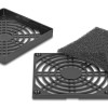 DELOCK σχάρα για 80mm ανεμιστήρα 67311 με φίλτρο σκόνης, πλαστική, μαύρη