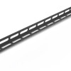 DELOCK cable management panel 67461 για rack 19", 0.5U, βάθος 50mm, μεταλλικό, μαύρο