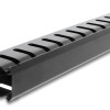 DELOCK cable management 67628 για rack 19"/1U, με βούρτσα προστασίας, μεταλλικό, μαύρο