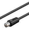 GOOBAY καλώδιο κεραίας αρσενικό 68148, <70dB, CCS, 2.5m, μαύρο
