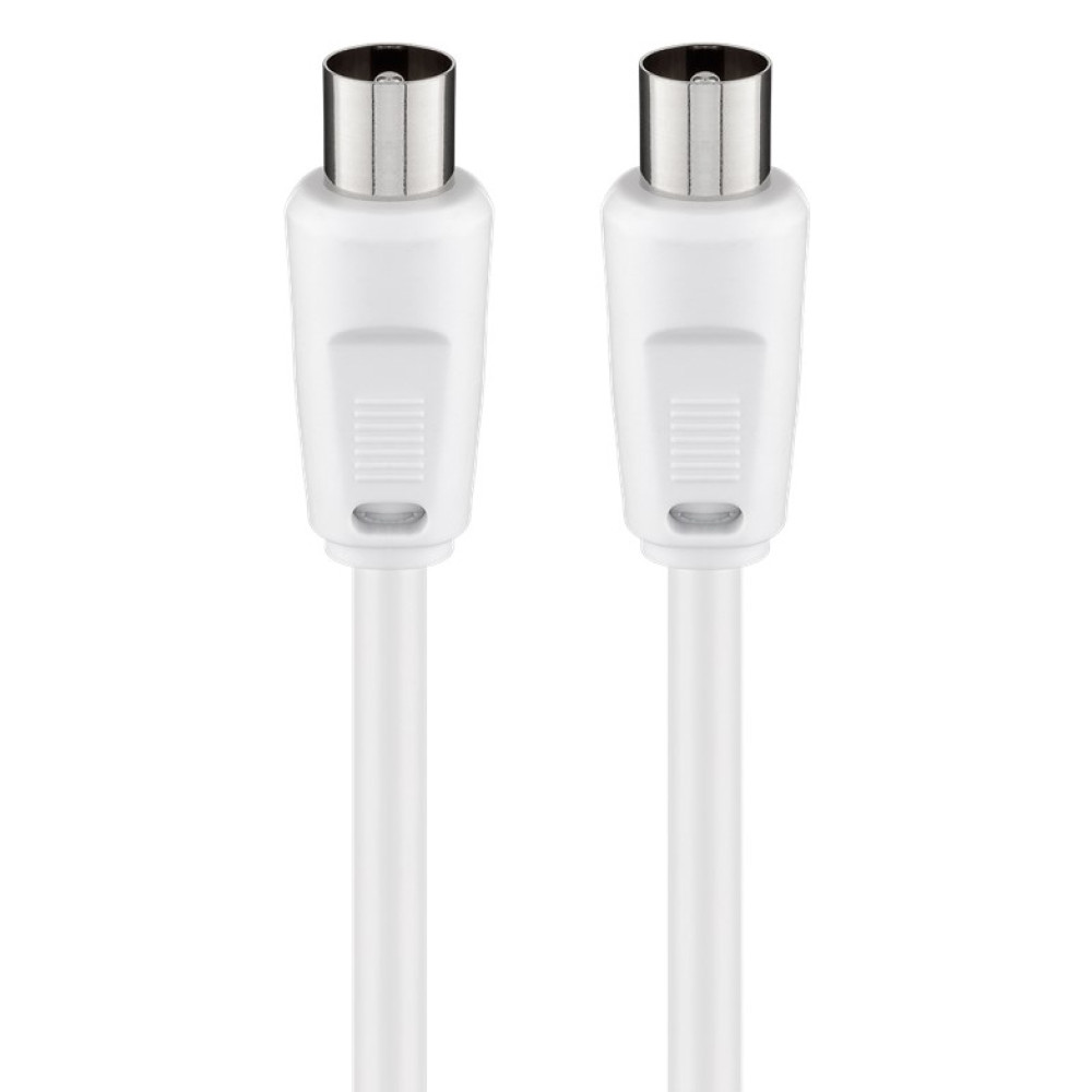 GOOBAY καλώδιο κεραίας αρσενικό 68149, <70dB, CCS, 5m, λευκό