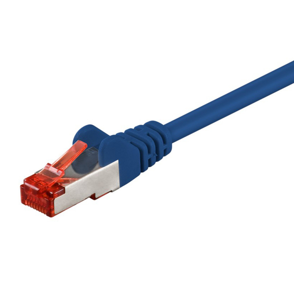 GOOBAY καλώδιο δικτύου 68268, CAT 6 S/FTP, copper, 250MHz, 2m, μπλε