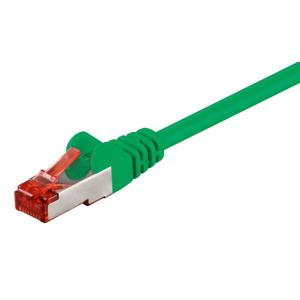 GOOBAY καλώδιο δικτύου 68288, CAT 6 S/FTP, copper, 250MHz, 0.50m, πράσινο