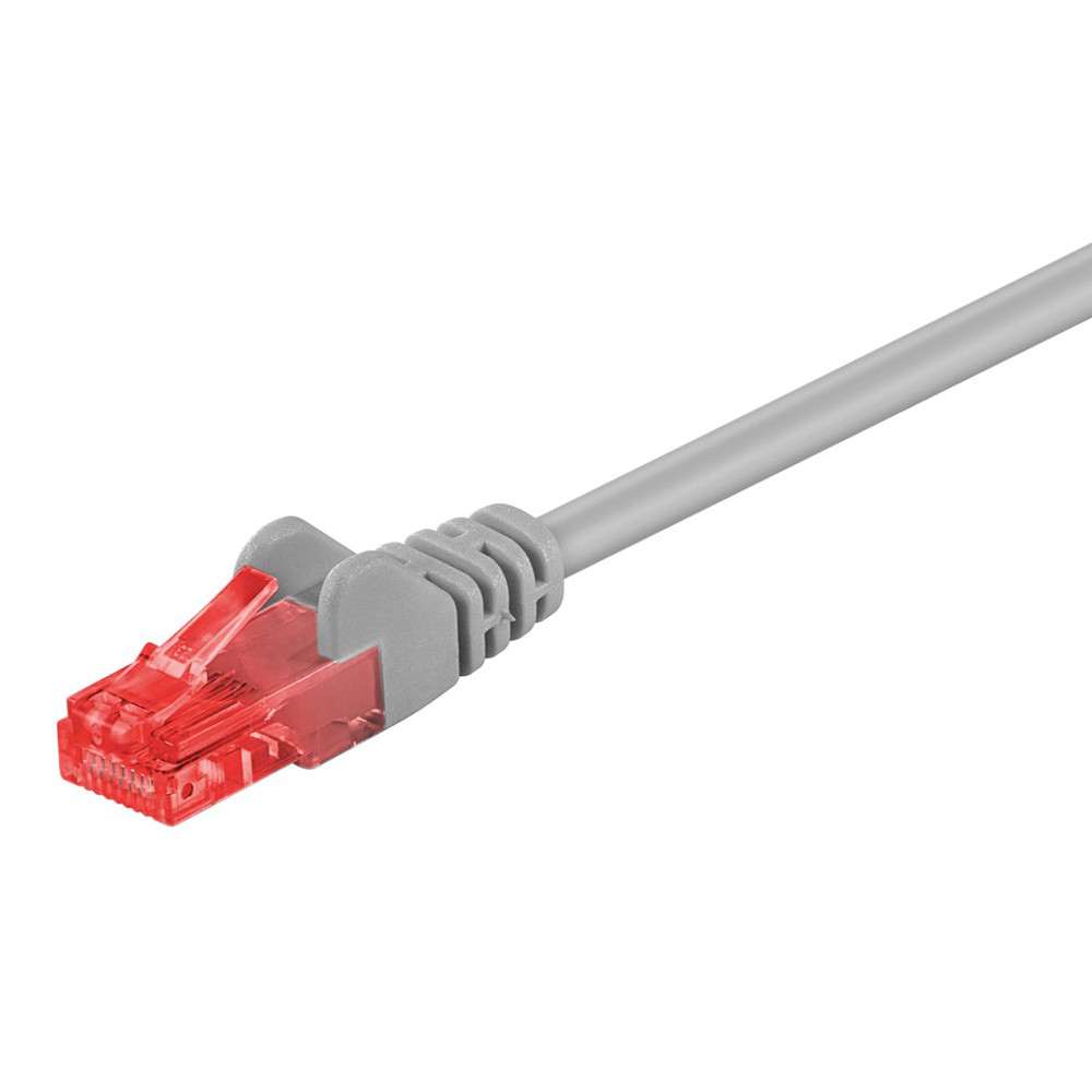 GOOBAY καλώδιο δικτύου 68414, CAT 6 U/UTP, CCA, 250MHz, 30m, γκρι