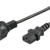 GOOBAY καλώδιο τροφοδοσίας 68605, 0.75mm², 1.5m, μαύρο