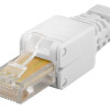 GOOBAY βύσμα RJ45 CAT 5e UTP 68859, tool-free, λευκό